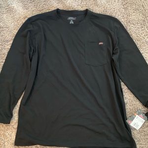 Dickies performance long sleeve pocket t-shirt